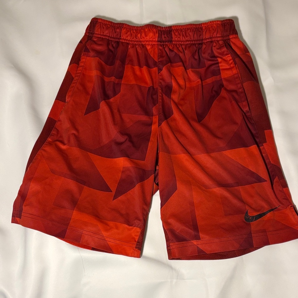 Nike Dri-FIT Red and Black Shorts